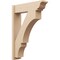 Ekena Millwork 8-in W x 30-in D x 42-in H Balboa Trad Rough Cedar Woodgrain TimberThane Outlooker, Primed Tan OUTUR080X30X42BOA04RCPR - alternate 1